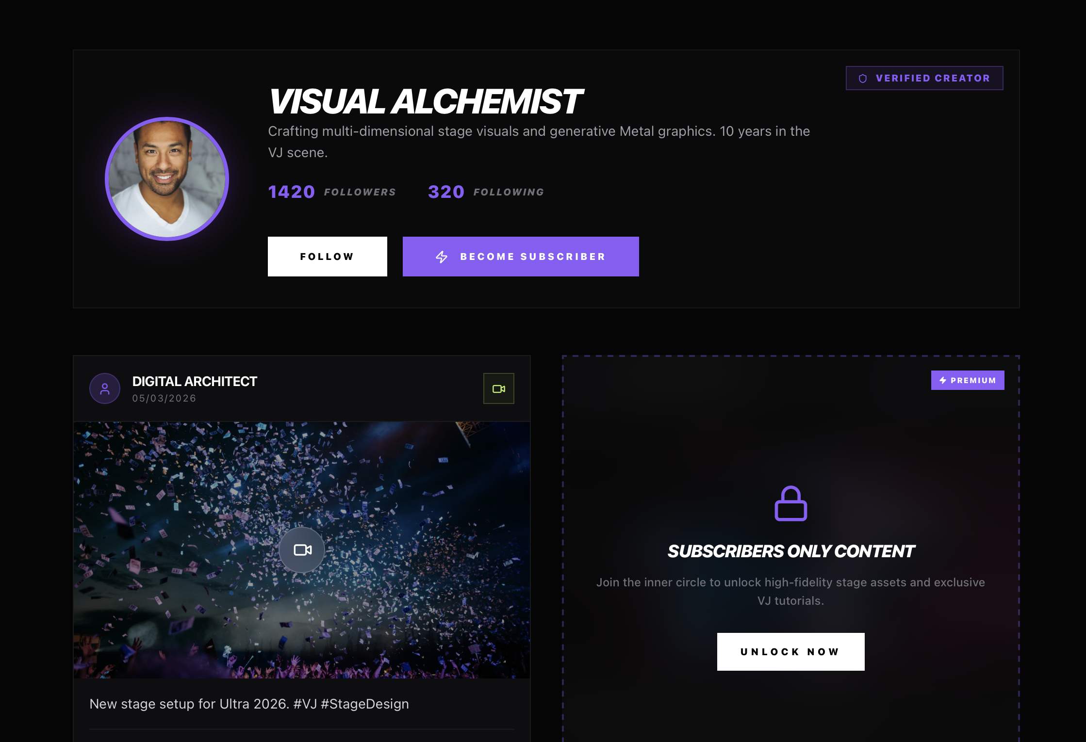 Visuals Profile
